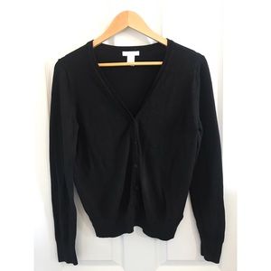H&M Basics Black Cardigan